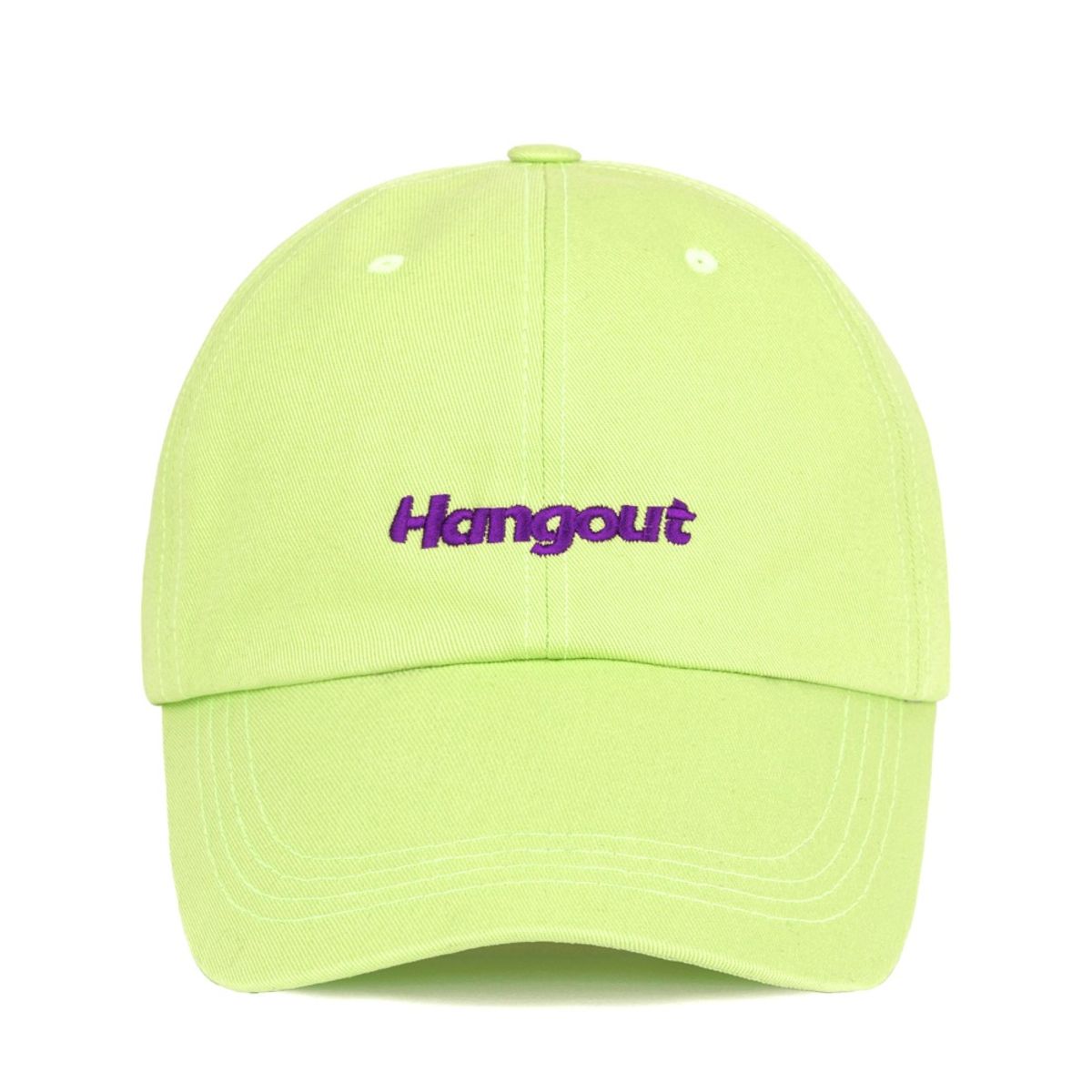 행아웃(HANGOUT) 보라 버티컬 로고 캡 (모히또)