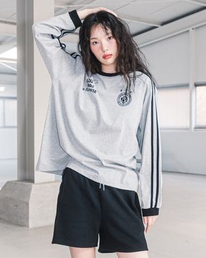 LLF UNIFORM L/S TEE(GREY)
