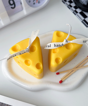 에멘탈 치즈캔들 디저트향초