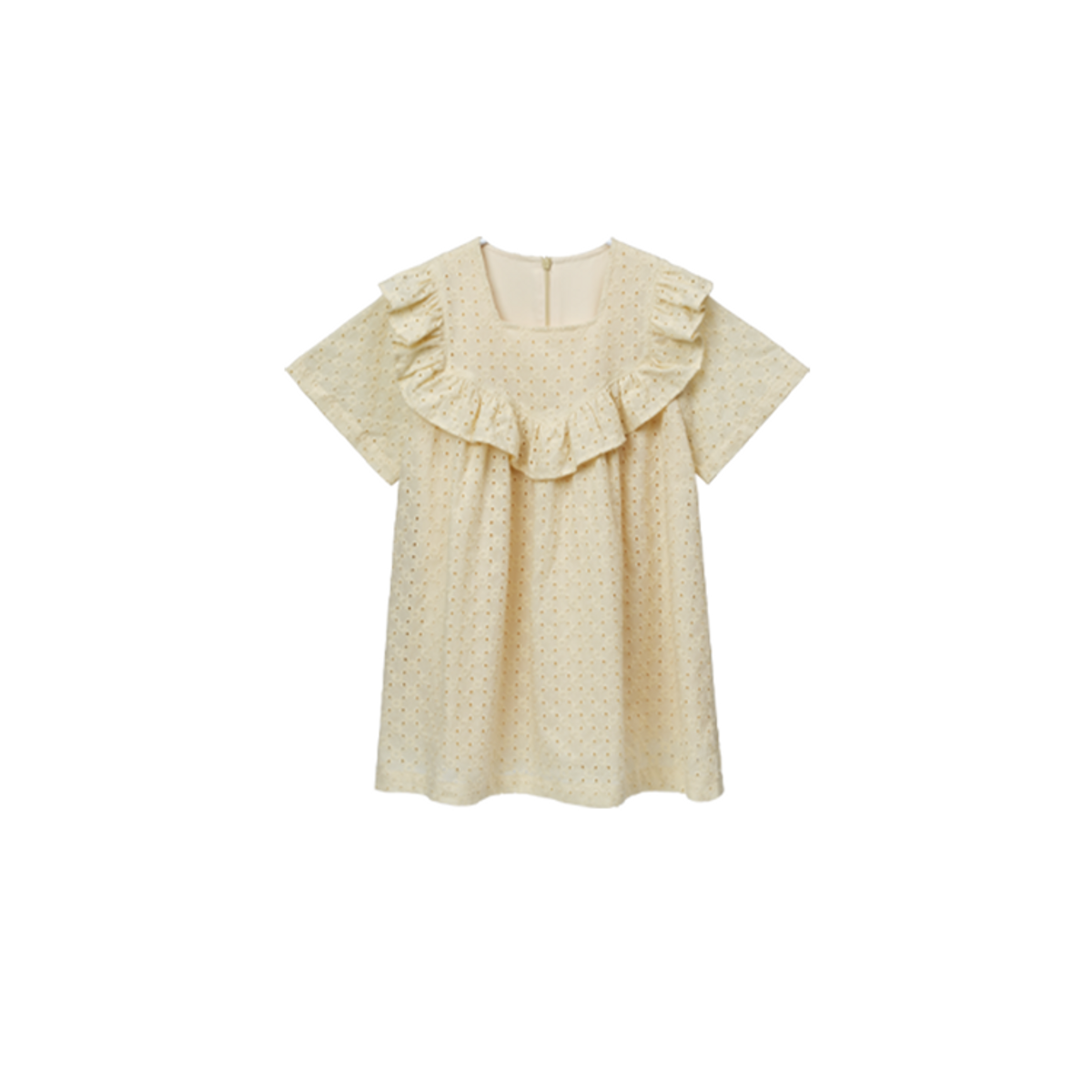 라메종드도도(LA MAISON DE DODO) Elysee Embroidery Dress_Lemon Chiffon 여름 여아원피스