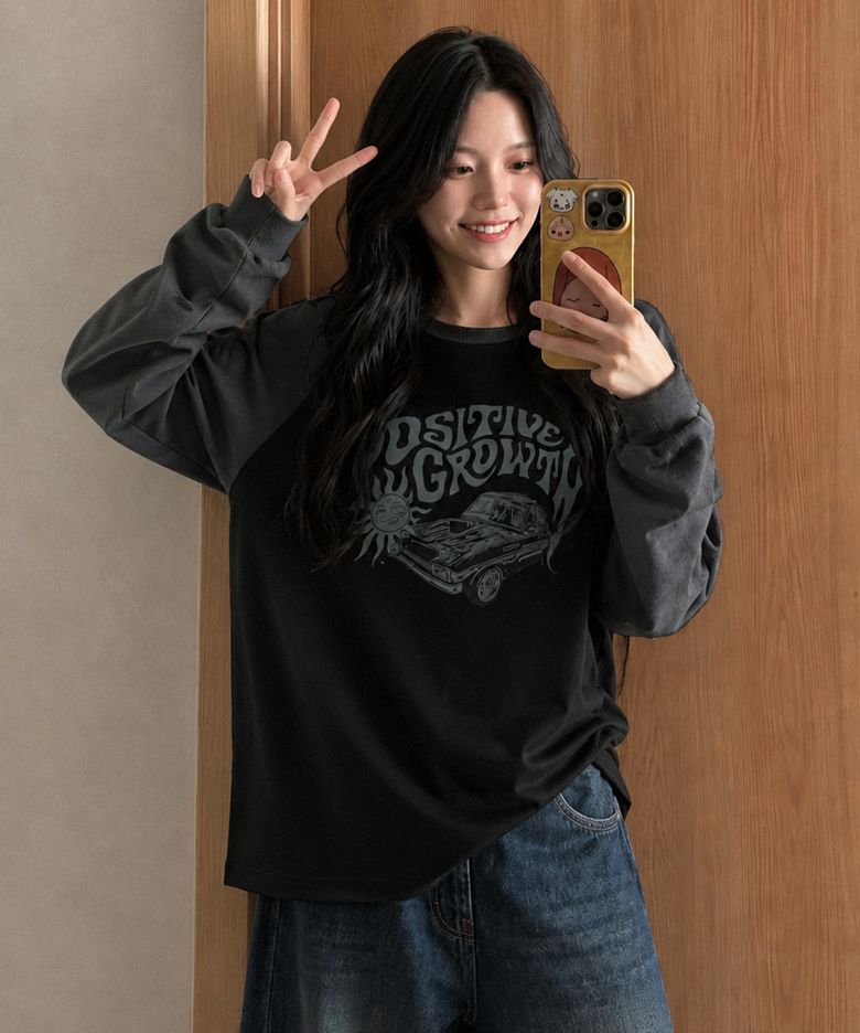 그로우썬 래글런 롱 슬리브 3color