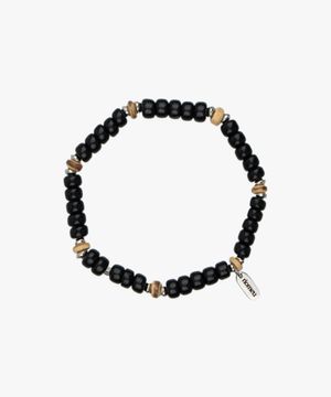 빈티지 유리 블랙 팔찌: RADIANT025