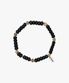 빈티지 유리 블랙 팔찌: RADIANT025