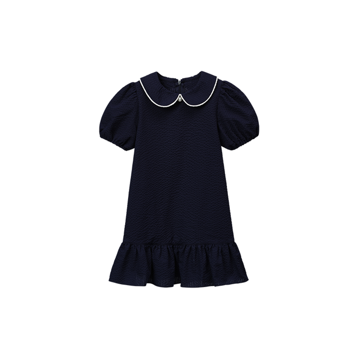 라메종드도도(LA MAISON DE DODO) Summer Marine Dress with Pearl_Navy 여름 여아원피스