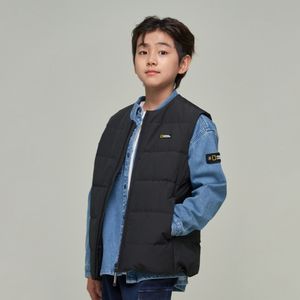 K244UDV920 헤론 경량 구스 다운 베스트 CARBONBLACK