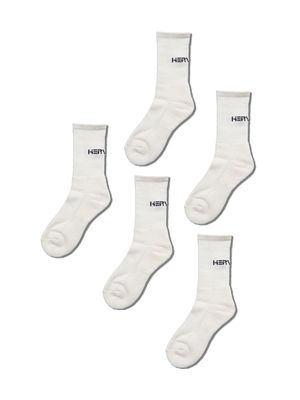 실켓 코튼 크루 삭스[5팩]