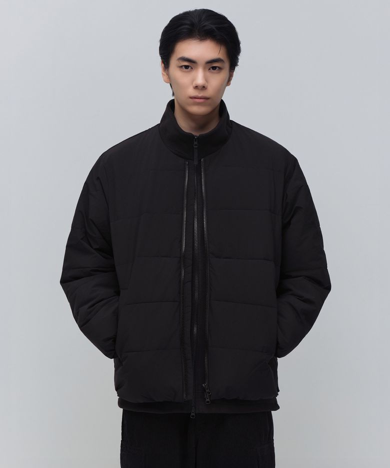 데일리 푸퍼 칼라리스 패딩 재킷 [블랙]