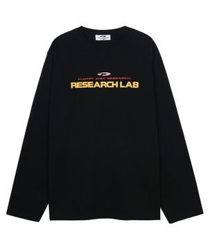 USA Research LAB Logo Long sleeve Black
