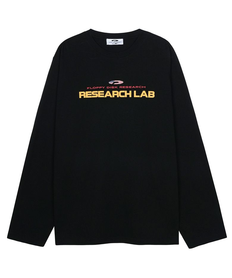 USA Research LAB Logo Long sleeve Black