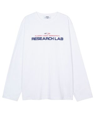 USA Research LAB Logo Long sleeve White