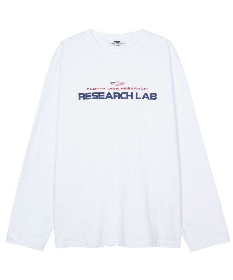 USA Research LAB Logo Long sleeve White
