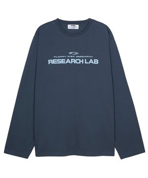 USA Research LAB Logo Long sleeve Slate Gray