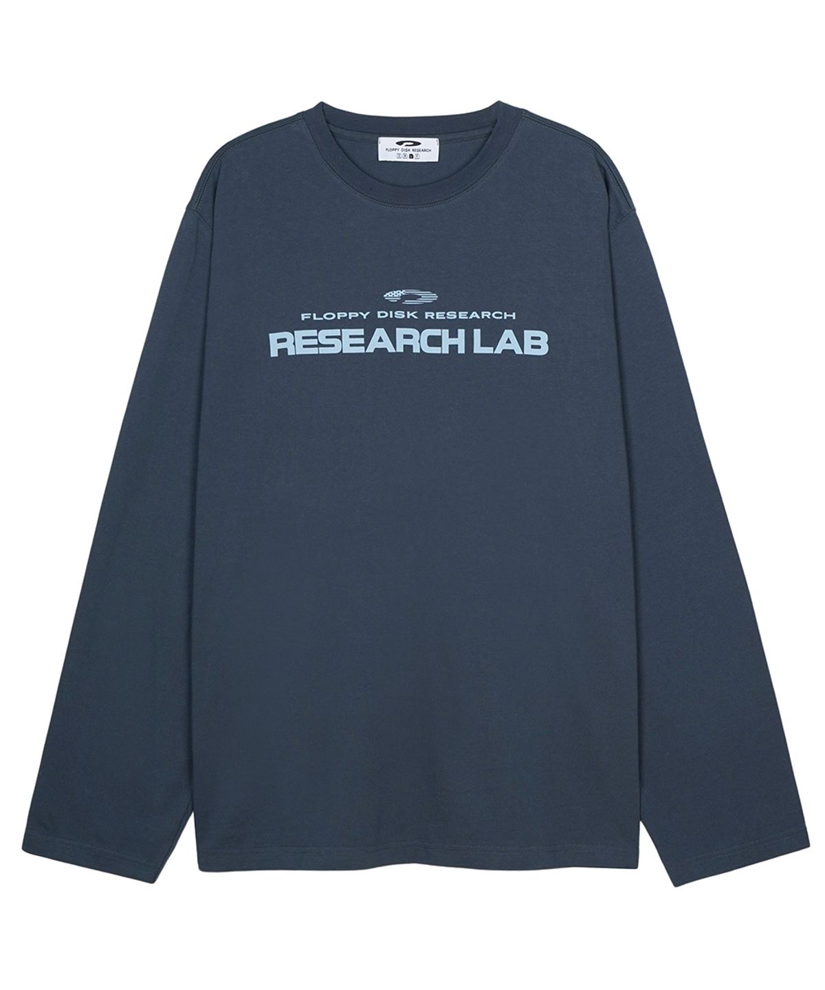 에프디알(FDR) USA Research LAB Logo Long sleeve Slate Gray