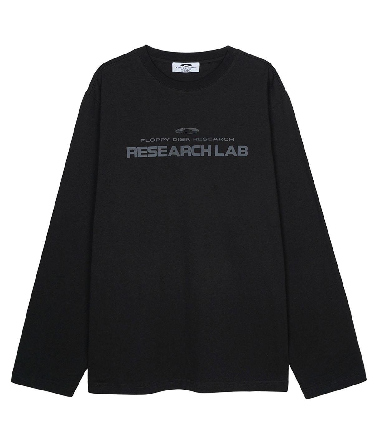 에프디알(FDR) USA Research LAB Logo Long sleeve Charcoal