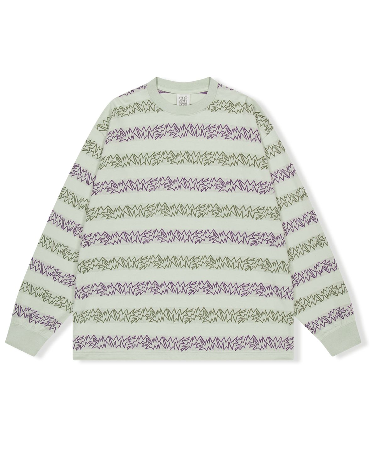 예스아이씨(YESEYESEE) SN Jacquard L/S Sage Green