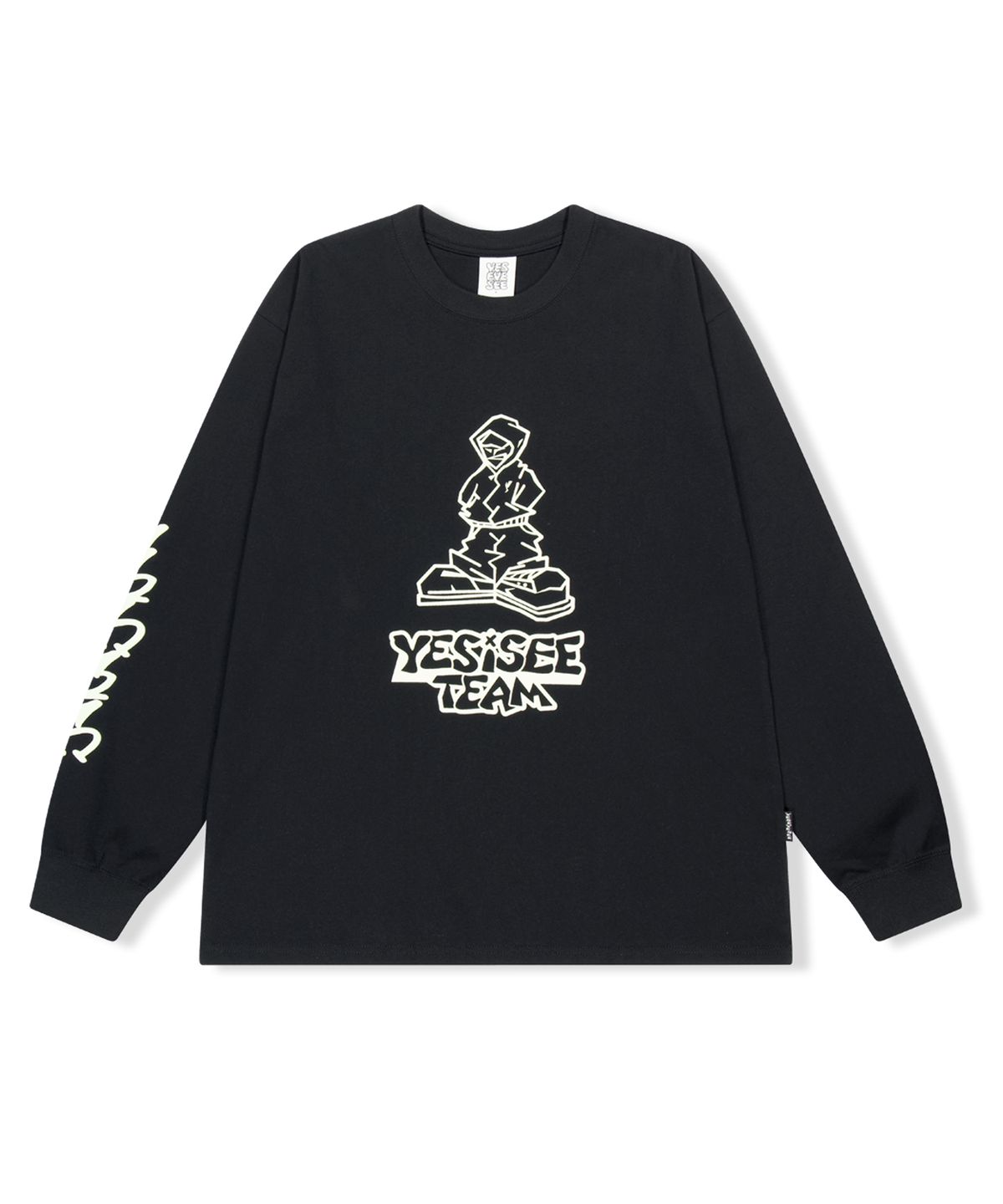 예스아이씨(YESEYESEE) Y.E.S Bully L/S Black