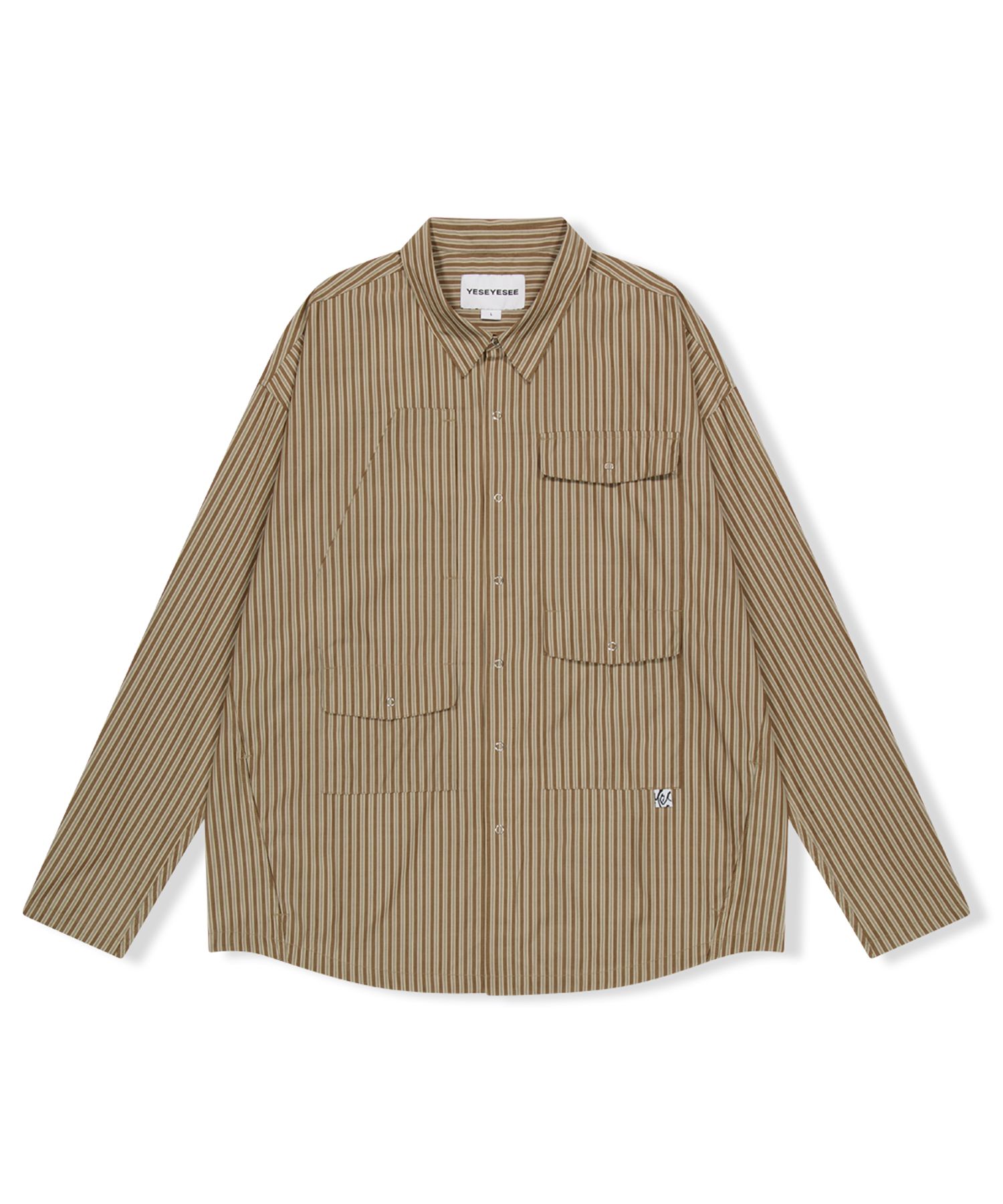 [YESEYESEE]★ SN-Stripe L/S MUSINSA | YESEYESEE Y.E.S Thin Stripe Sweatshirt Navy