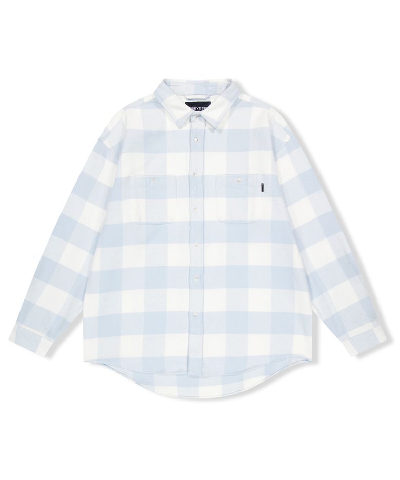 Buffalo Check Shirt Sky Blue