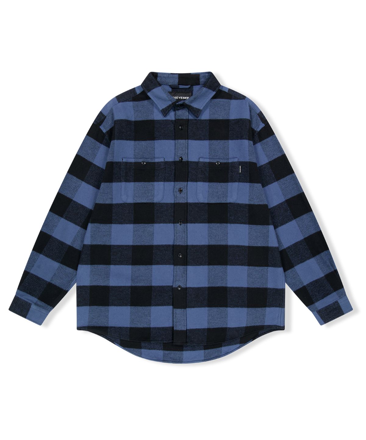 예스아이씨(YESEYESEE) Buffalo Check Shirt Black