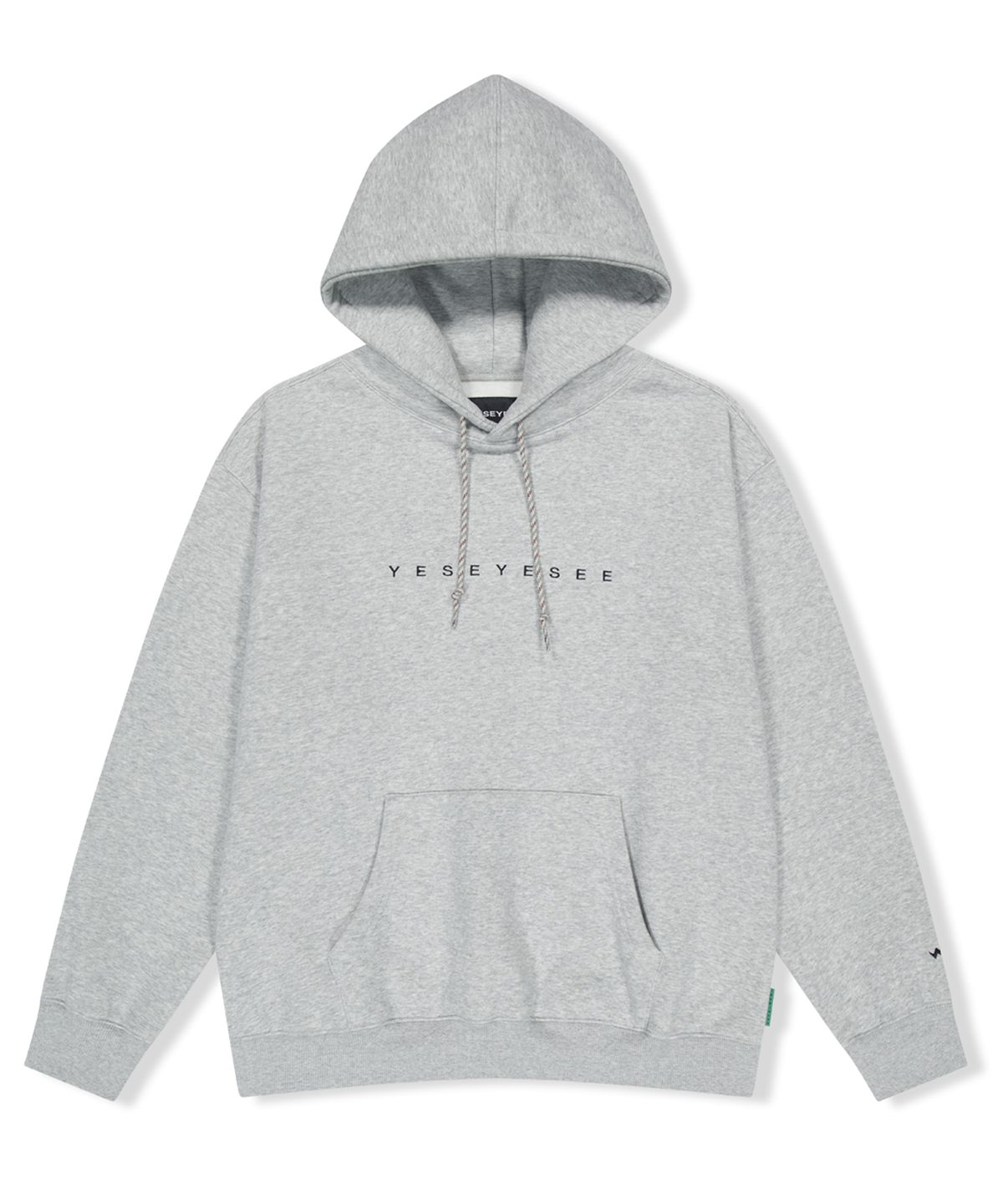 예스아이씨(YESEYESEE) S-Logo Hoodie Grey