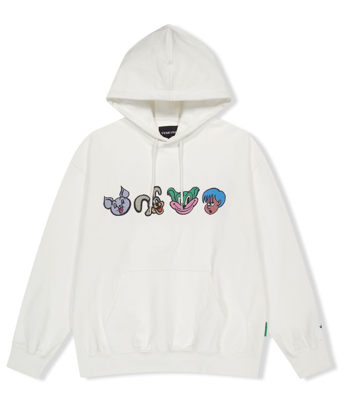 예스아이씨(YESEYESEE) PJW Friends Hoodie White