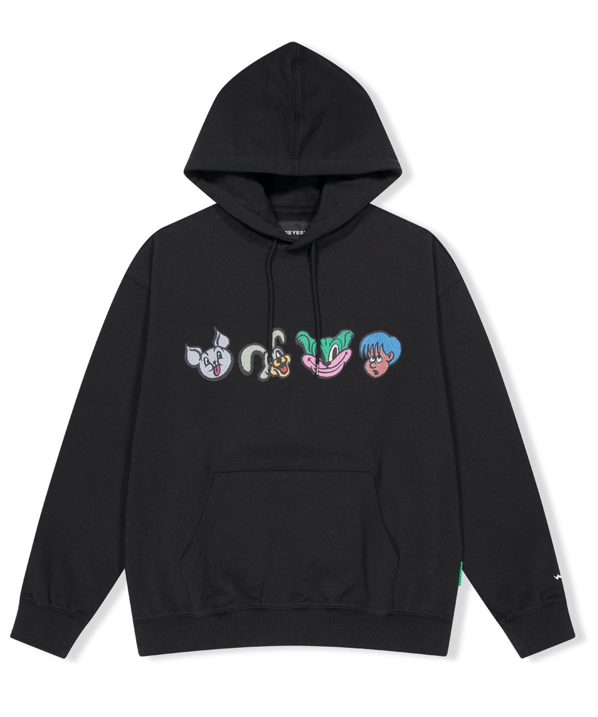 예스아이씨(YESEYESEE) PJW Friends Hoodie Black