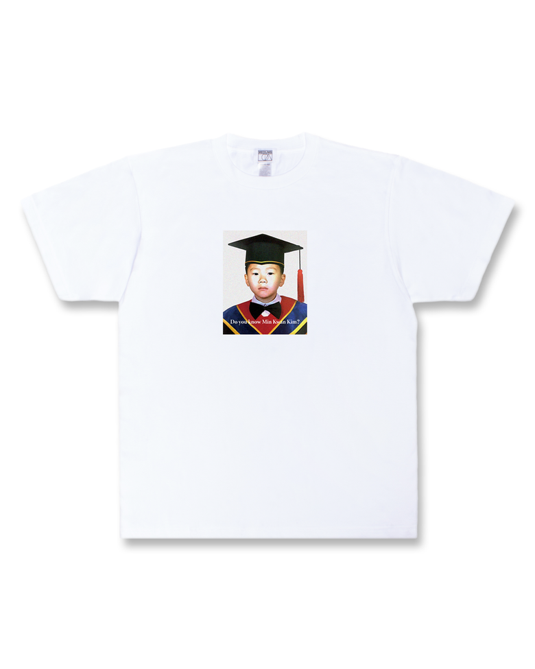 Graduation Photo Tee - White (Do you know Min Kwan Kim)