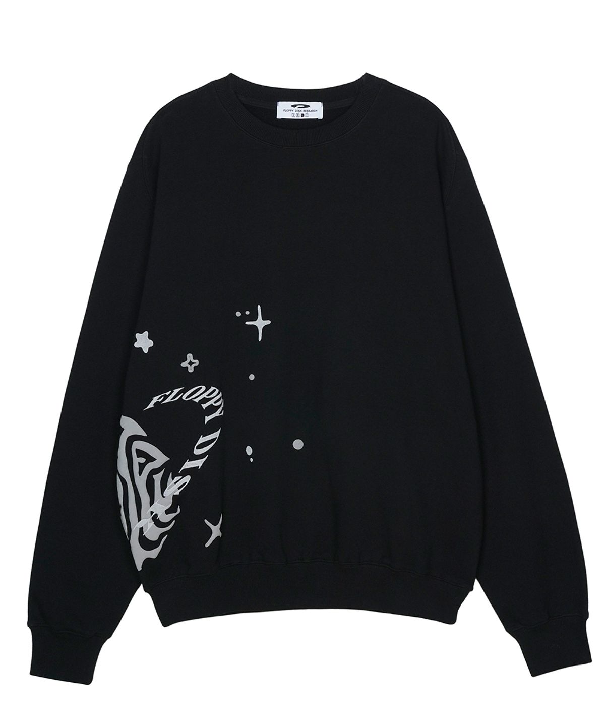 에프디알(FDR) Twinkle Bloom floopy Crewneck Black
