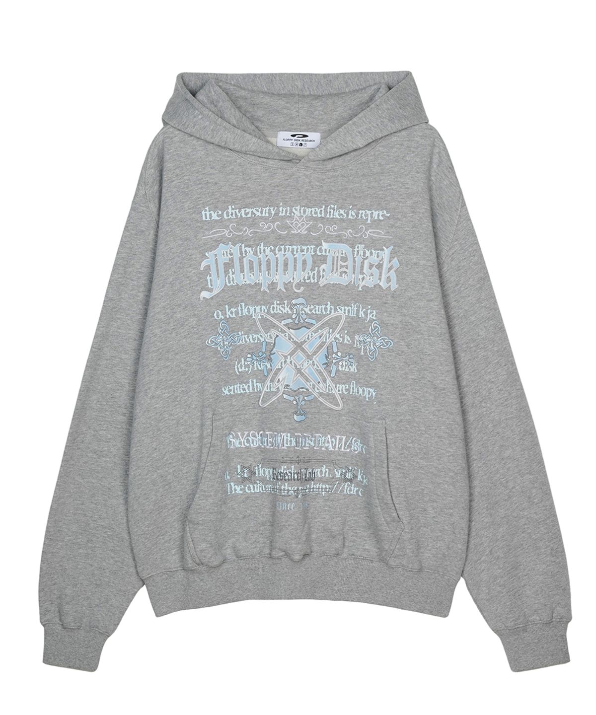 에프디알(FDR) Pattern arrangemet Hoodie M.Gray