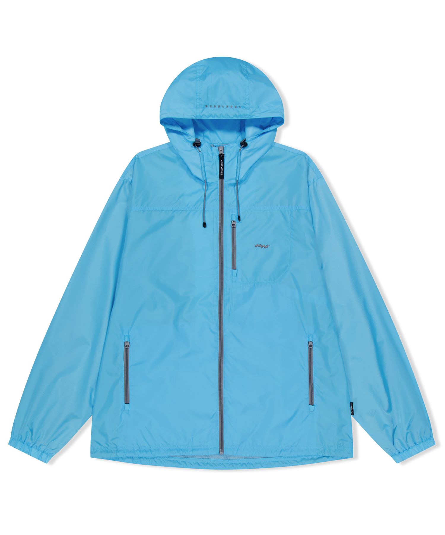 MUSINSA | YESEYESEE Y.E.S Windbreaker Sky Blue