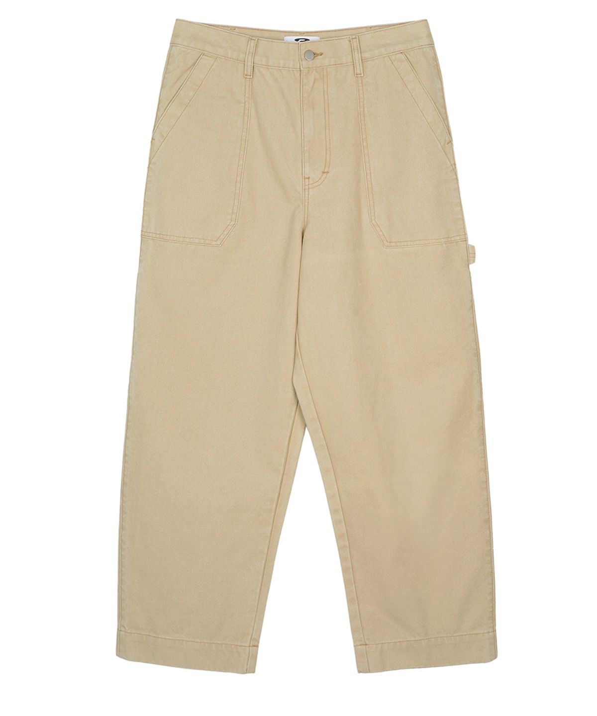 에프디알(FDR) Washed Canvas Pocket Carpenter Pants Beige