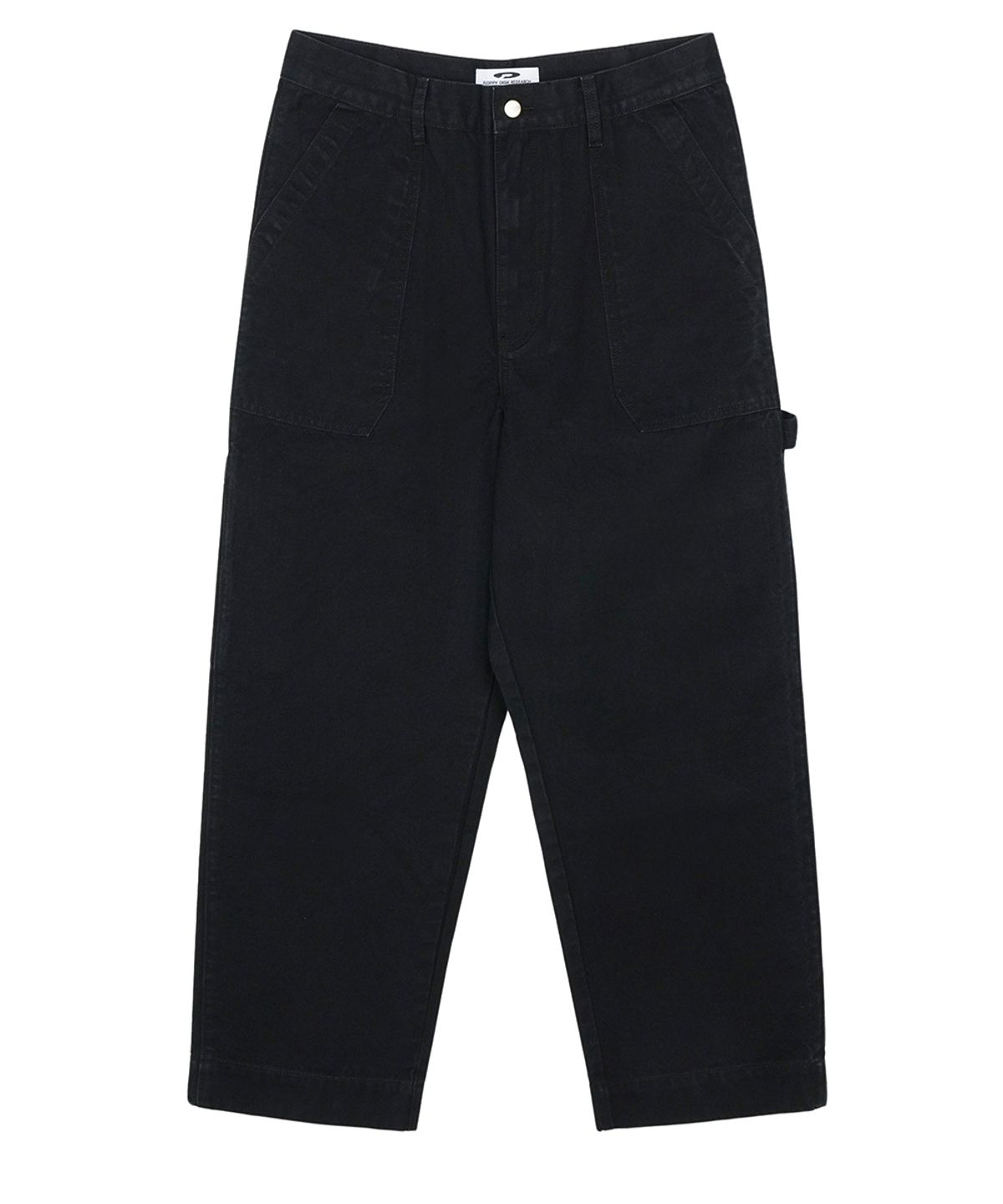 에프디알(FDR) Washed Canvas Pocket Carpenter Pants Black