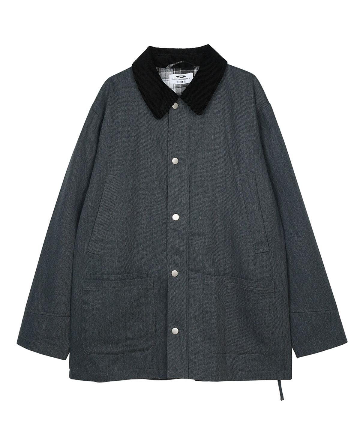 에프디알(FDR) Work Safari Chore Long Jacket Black