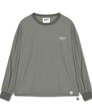 우븐 스트레치 롱 슬리브 (카키)