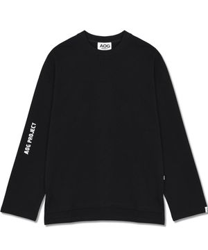 빈티지 레터링 롱 슬리브 (블랙)