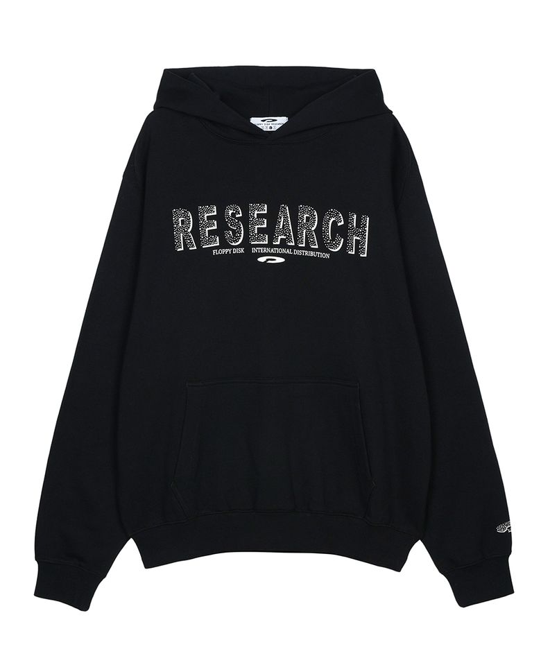 Metal Hot Fix Logo Hoodie Black