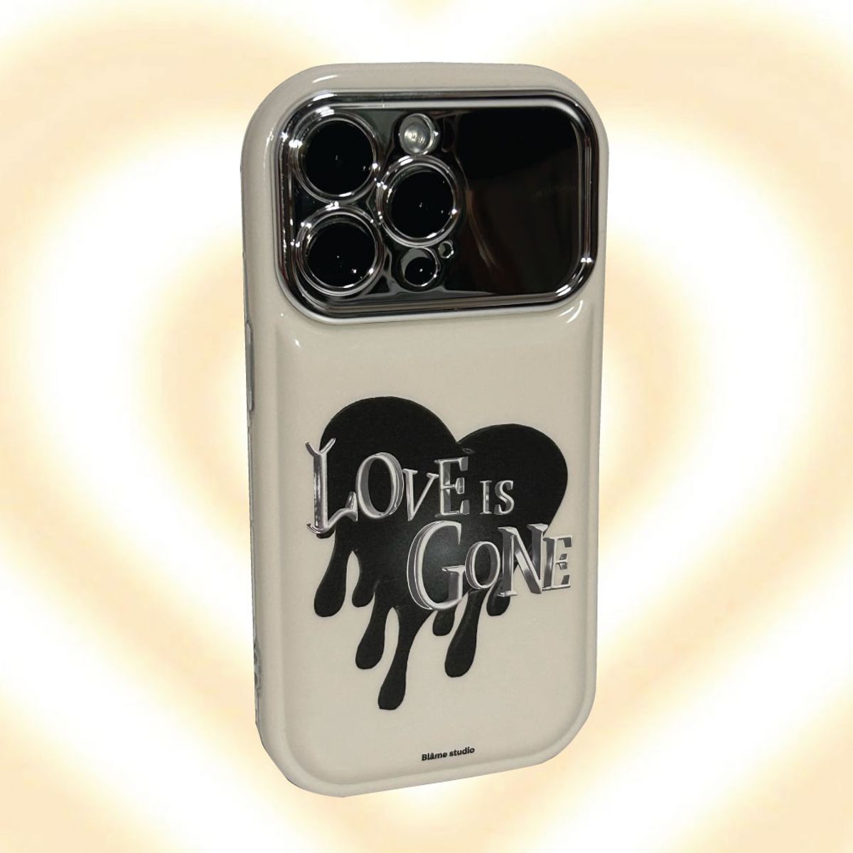 블레임 스튜디오(BLAMESTUDIO) Metal Latte heart case