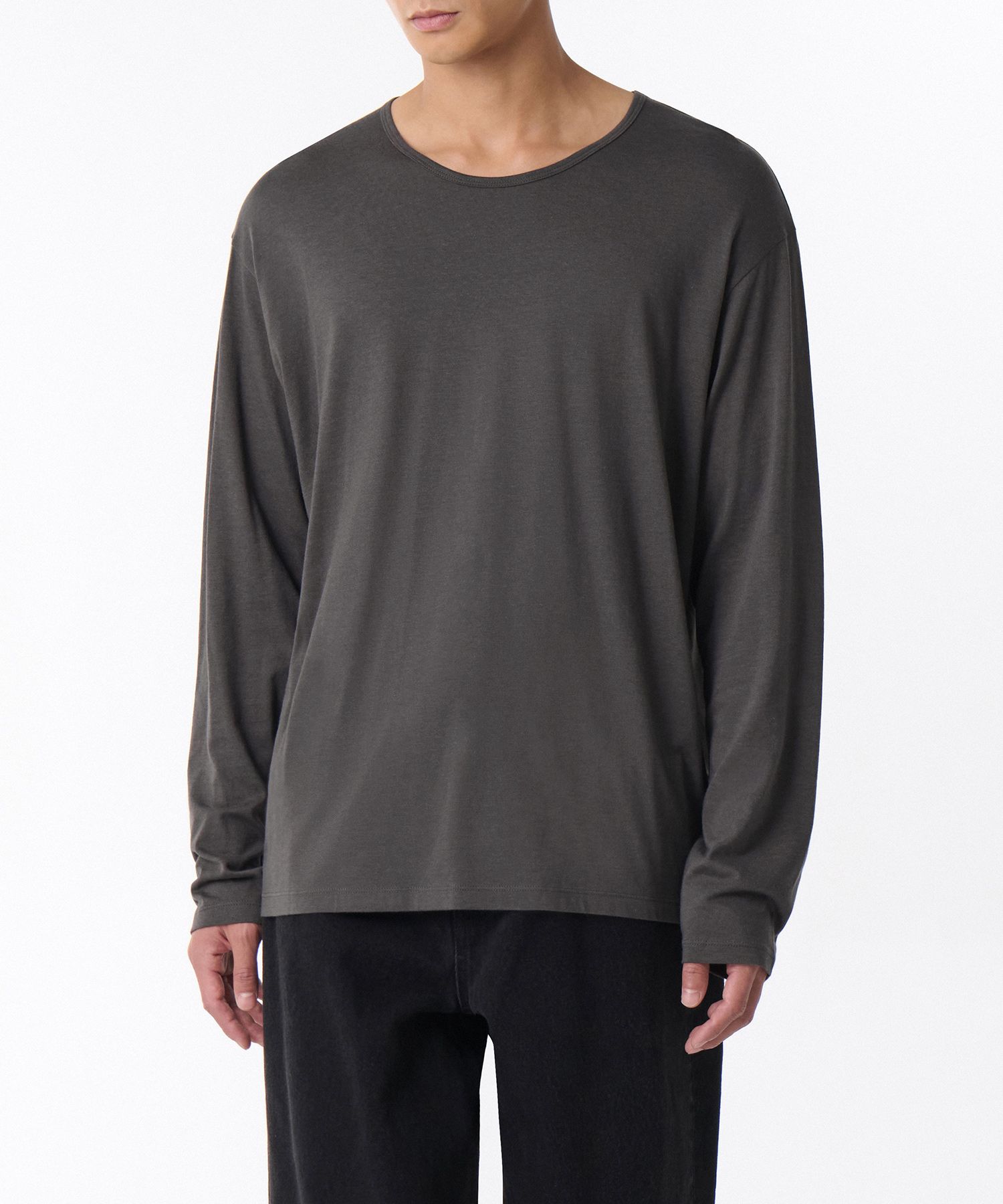 MUSINSA MUSINSA STANDARD Relaxed CR Scoop Neck Long Sleeve T