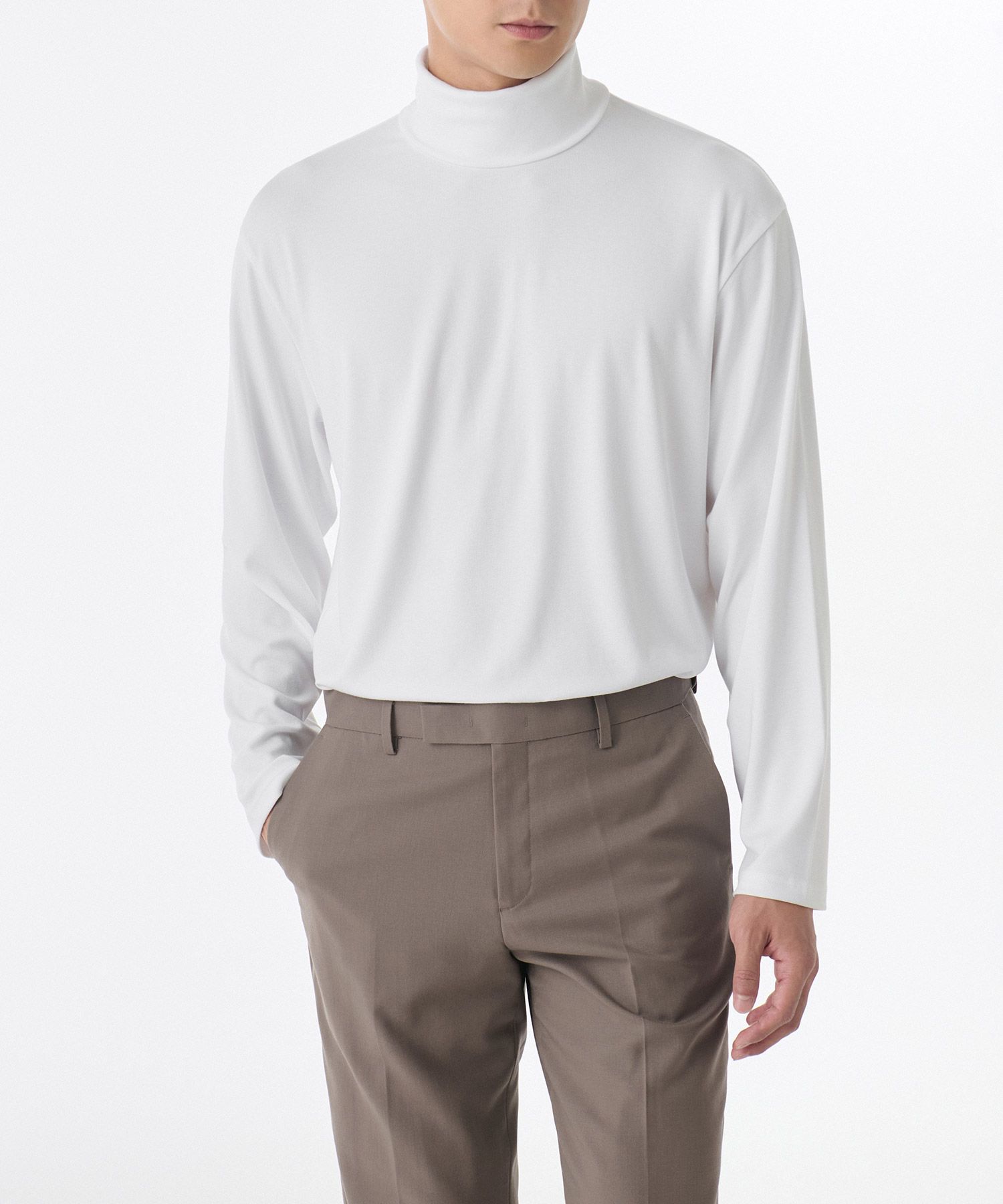 MUSINSA公式 | MUSINSA STANDARD Relaxed Turtleneck Long