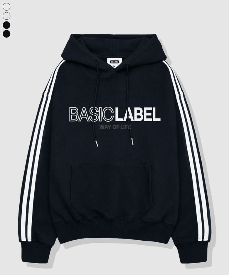 Only Way Track Oversized Hoodie 4 Color [BLBI_6502]