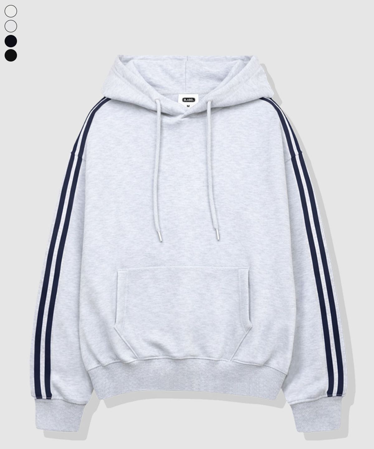 베이직라벨(BASIC LABEL) Izzy Oversized-fit track Oversized-fit hooded T-shirt 4 Color [BLBI_6501]