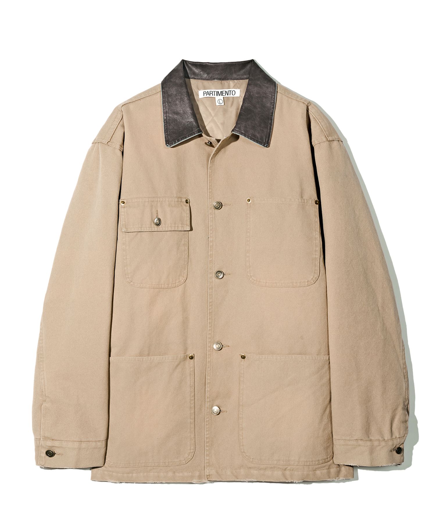 マウンテンパーカー PARTIMENTO 3M Thinsulate VTG Washed Chore Jacket Quilted Lin PARTIMENTO