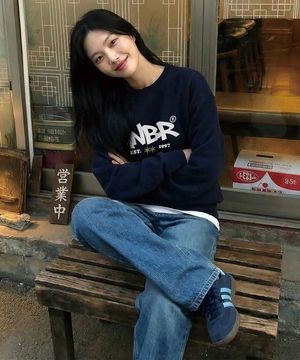 포인트스타 오버핏 맨투맨 5 Color [ANBM_9004]