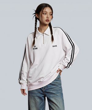 트윈로고 오버핏 트랙 카라반집업 2 Color [ANBM_8002]