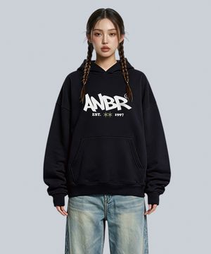 포인트스타 오버핏 후드티셔츠 6 Color [ANBI_9006]