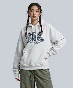 카모스트리트 오버핏 후드티셔츠 5 Color [ANBI_9005]