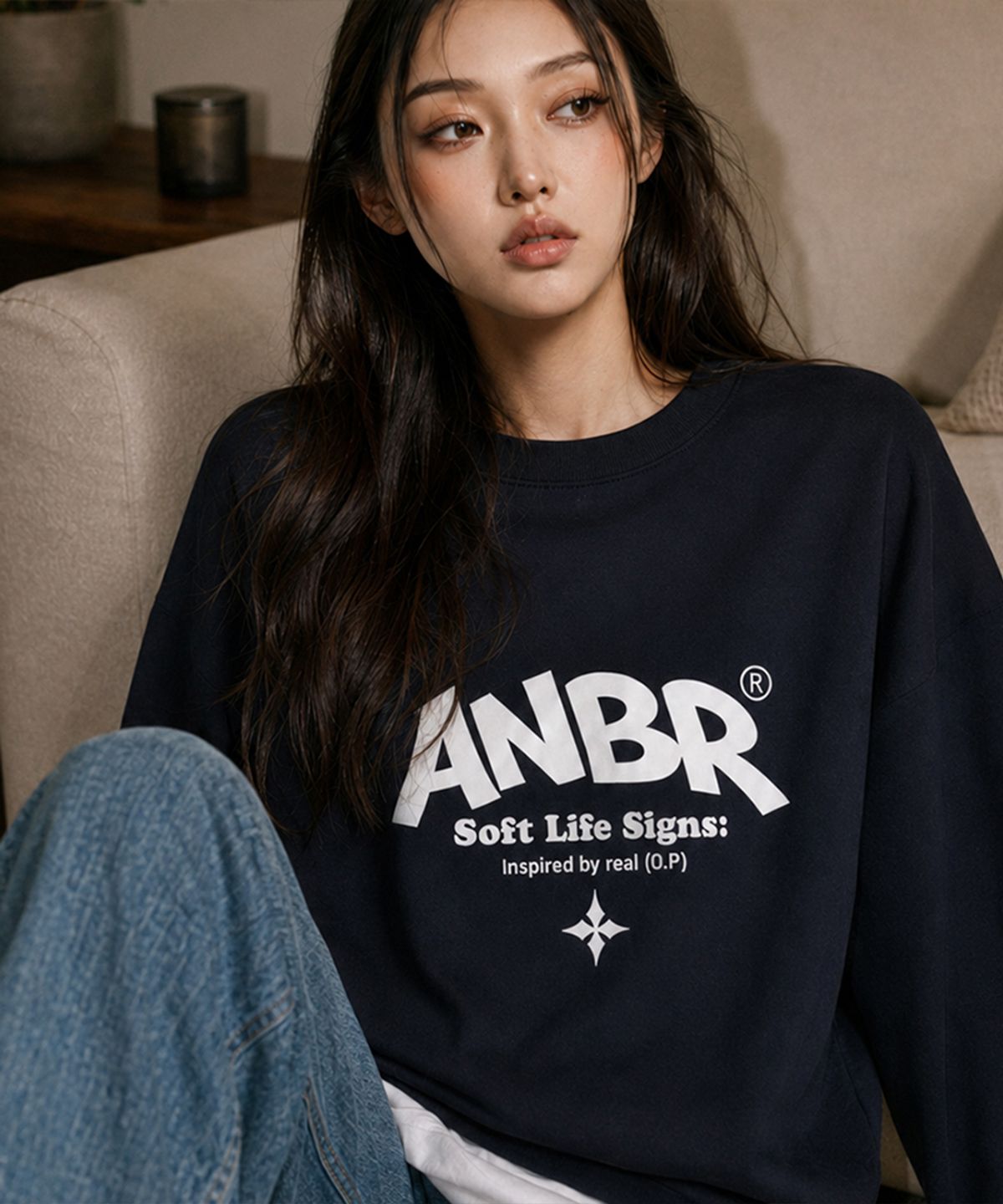 어뉴브로스(ANEWBROS) 라이프아치 오버핏 맨투맨 5 Color [ANBM_9002]