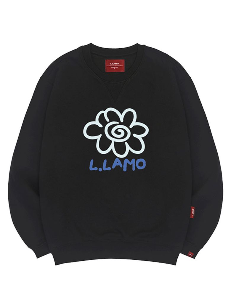 롤링플라워 맨투맨 남녀공용 빅사이즈 S~4XL