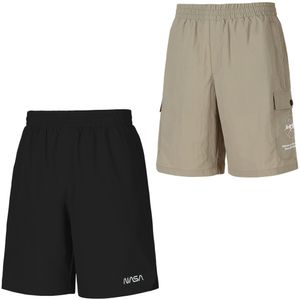 남녀공용 트레이닝 우븐 5부 반바지 [2팩]