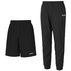 남녀공용 트레이닝 우븐 5부 반바지+우븐 조거팬츠 [2팩]